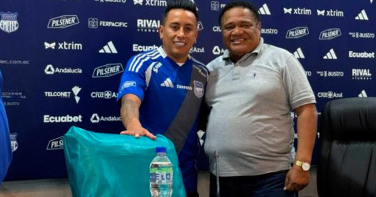 Cueva se puso la '10' de Emelec
