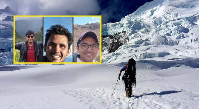 Hallan los cuerpos de los tres montañistas perdidos en nevado de Áncash