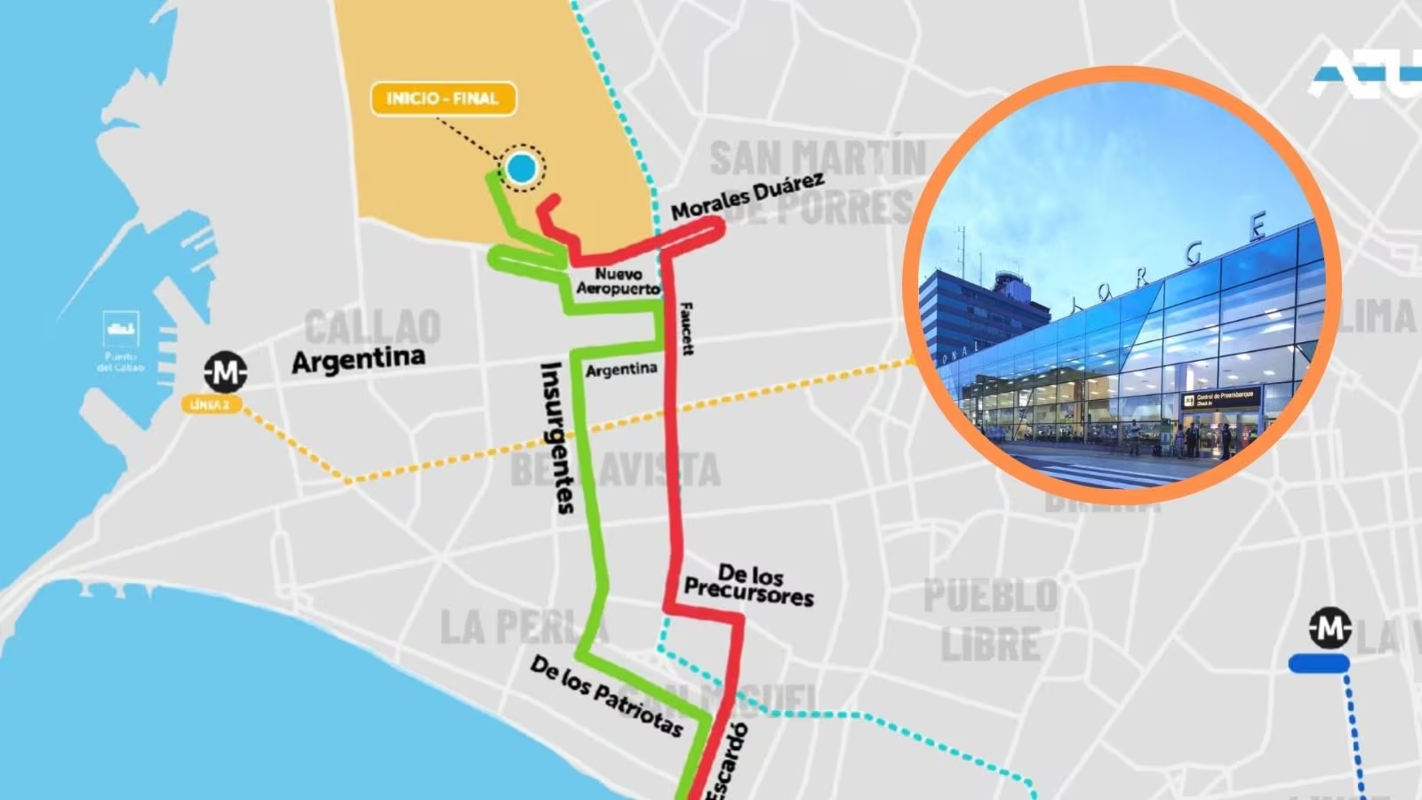 Callao mejora vías para nuevo Jorge Chávez