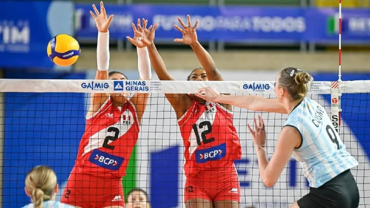 Perú perdió 3-0 ante Argentina en la Copa América de Voley