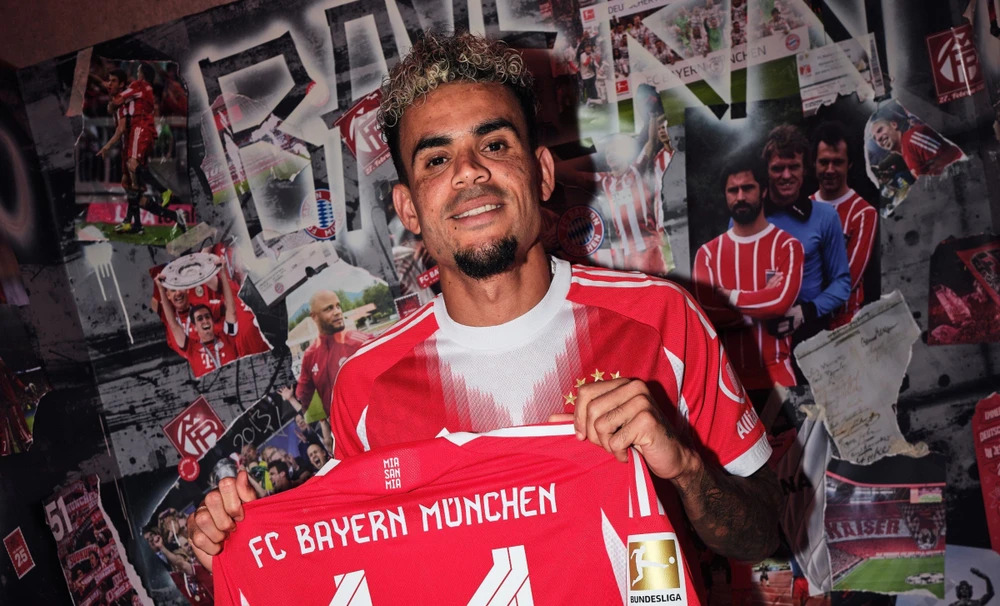 Bayern Munich anunció el fichaje del colombiano Luis Díaz