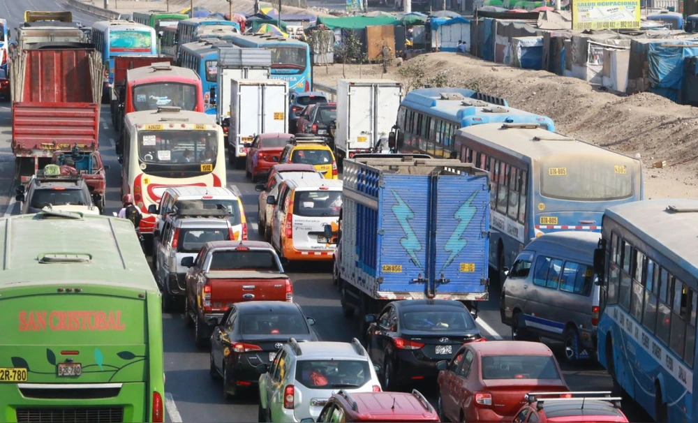 Lima sigue entre las ciudades con mayor congestión vial del mundo