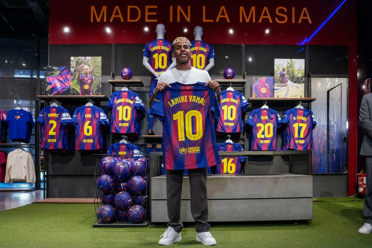 Lamine Yamal se podrá la dorsal '10' en Barcelona
