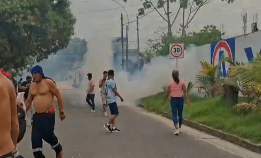 Tensión en Iquitos: enfrentamientos por visita de Boluarte