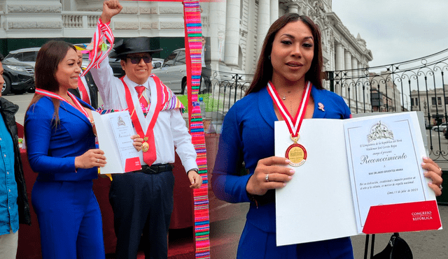 Congreso entrega medalla a Dayanita pese a escándalos recientes