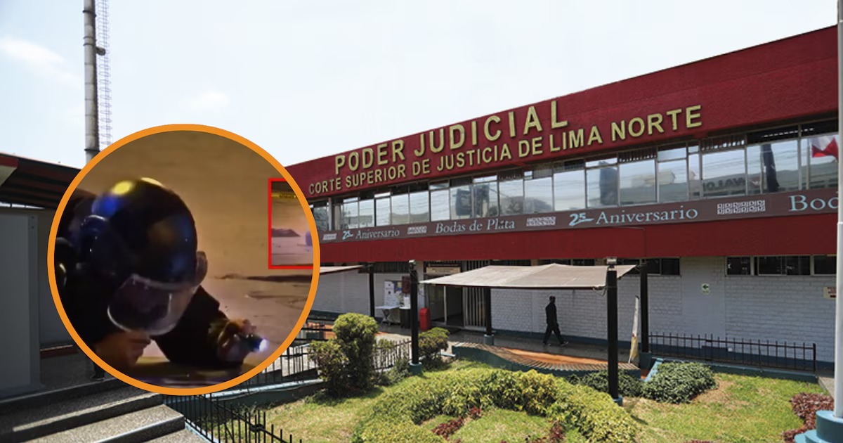 Detonan granada entre sede de Corte Superior de Lima Norte y hostal