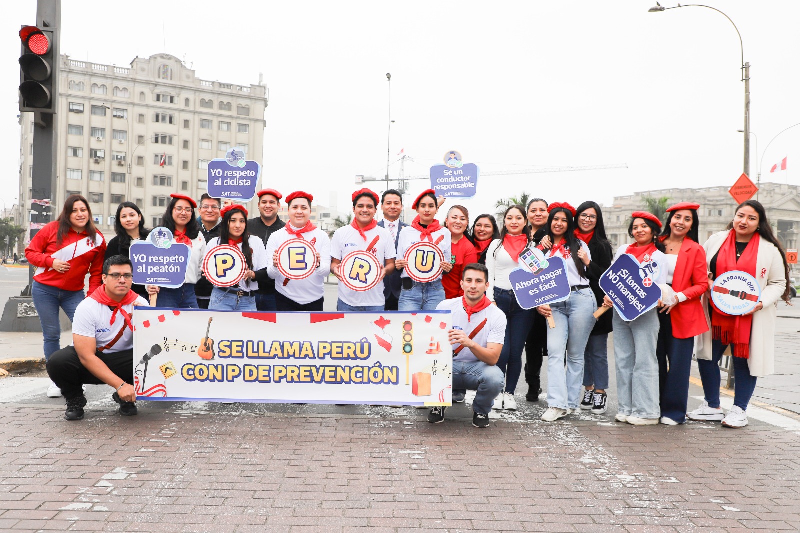 Fiestas Patrias: SAT de Lima lanza campaña vial “Se llama Perú con P de prevención”