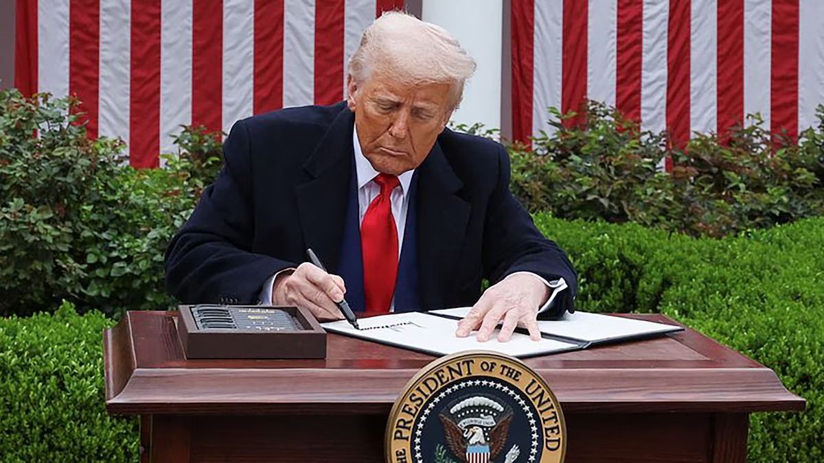 Trump anunció aranceles de 25% a 45% para 10 países