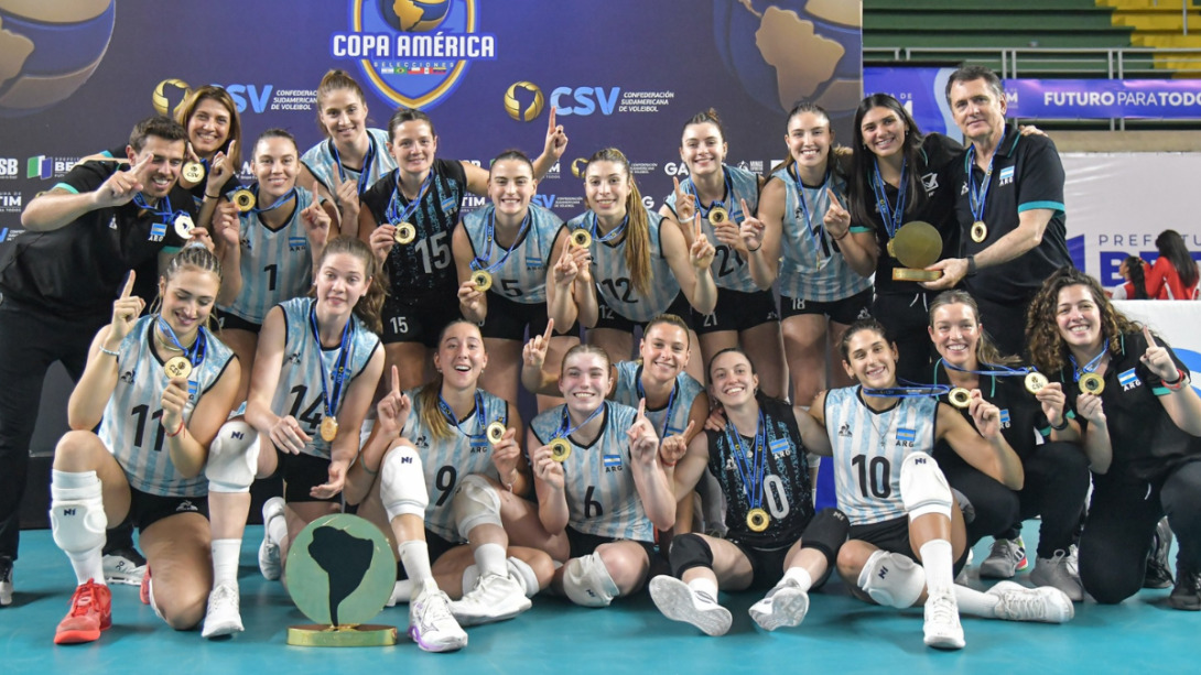 Argentina campeón de la Copa América de Vóley 2025