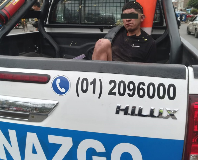 SMP: Serenos del distrito intervienen a delincuente que fue linchado por vecinos