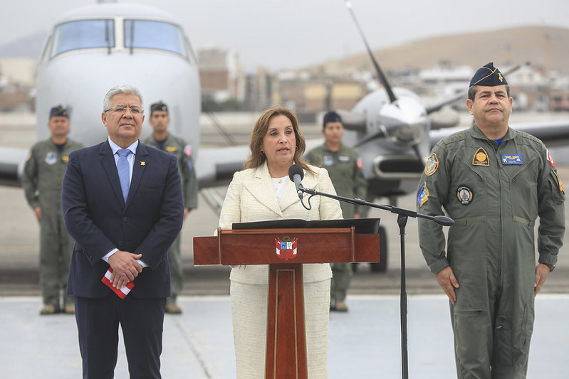 Boluarte defiende compra de aeronaves y destaca crecimiento económico del Perú