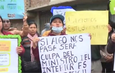 Colegio suspende clases presenciales