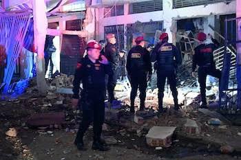 Dos menores detenidos por explosión en Trujillo