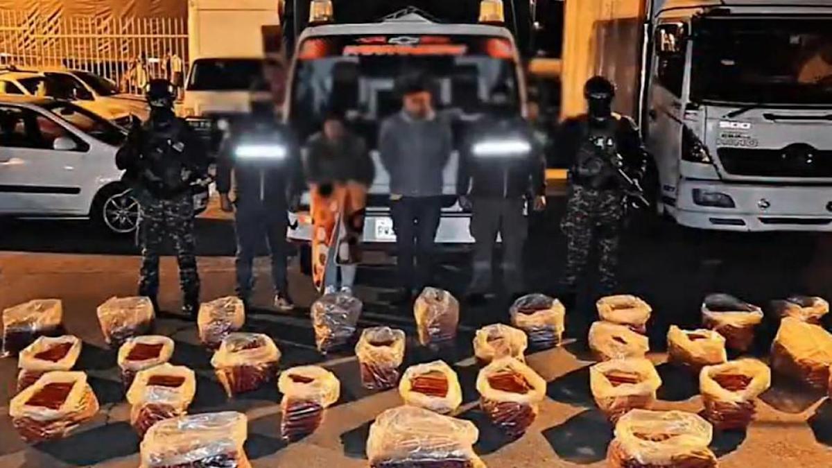 Ecuador incauta un gran cargamento de explosivos