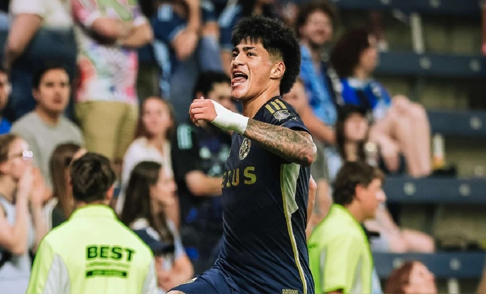 Kenji Cabrera anotó su primer gol con el Vancouver Whitecaps