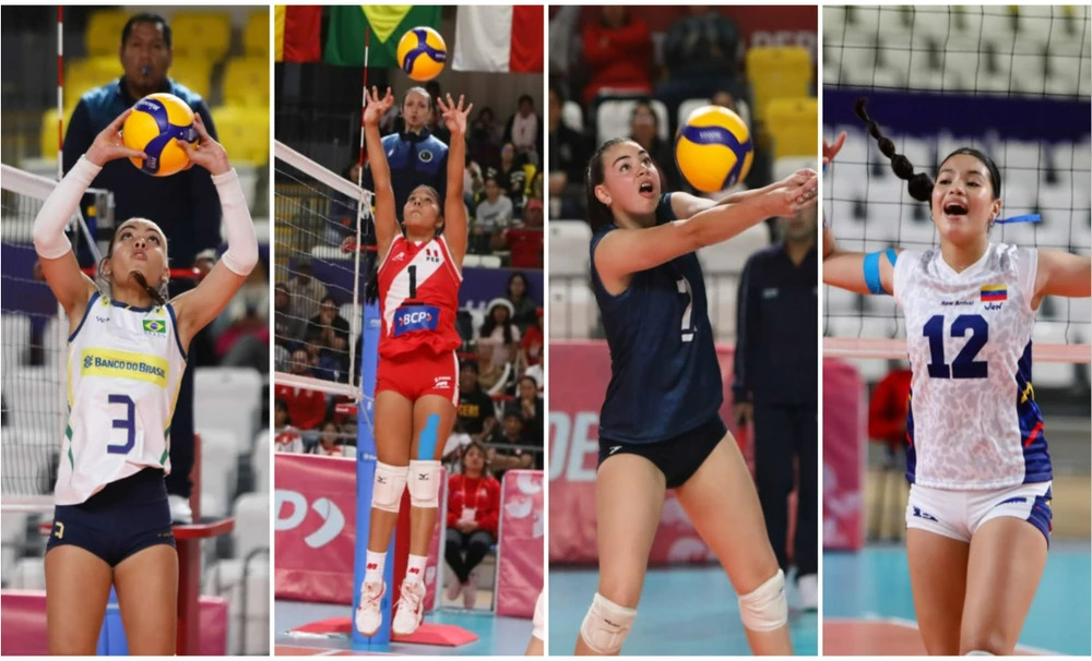 Listas las llaves de 'semis' del Sudamericano Sub17 de Voley Femenino
