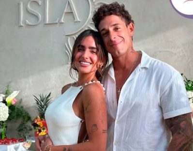 Hugo García con Isabella Ladera