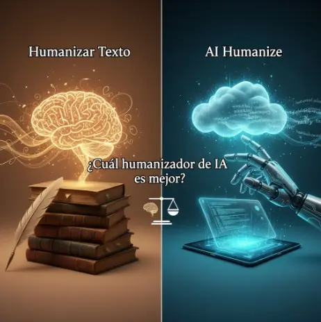 Humanizar Texto vs. AI Humanize: ¿Cuál humanizador de IA es mejor?