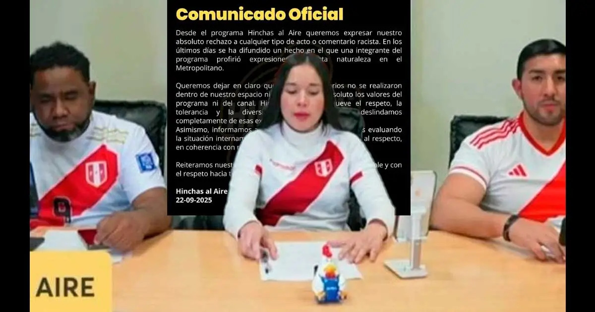 Hinchas al Aire anuncia salida de Alejandra Argumedo