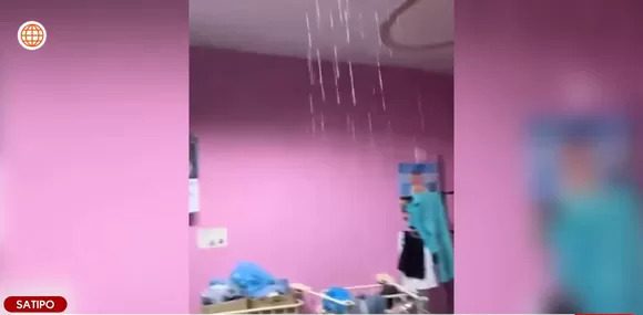 Hospital de Satipo se inunda tras lluvias