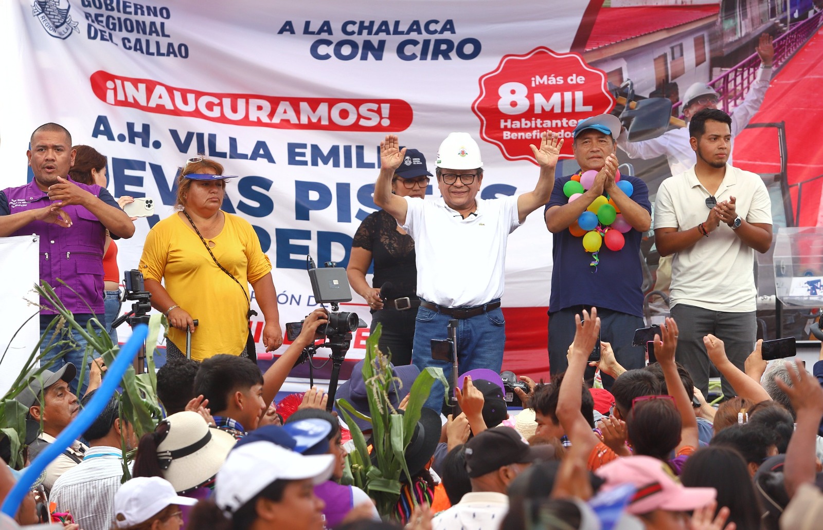 Gobierno Regional del Callao destinó más de 71 millones de soles para mejorar la calidad de vida a los vecinos de Mi Perú