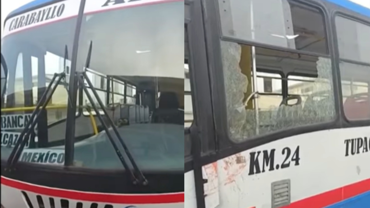 Chofer de transporte público y su hija fueron atacados a balazos por extorsionadores