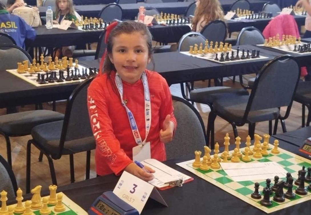 Lucero Gómez, niña peruana conquistó el Panamericano de Ajedrez en Brasil