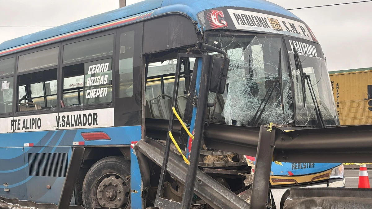 Ministerio Público abre investigación contra chofer que chocó bus en Evitamiento