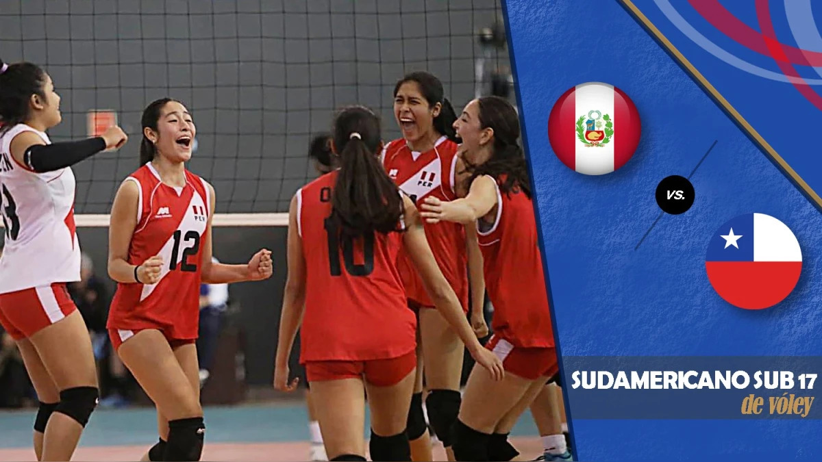 Perú jugará contra Chile hoy por el Sudamericano de Vóley Sub17