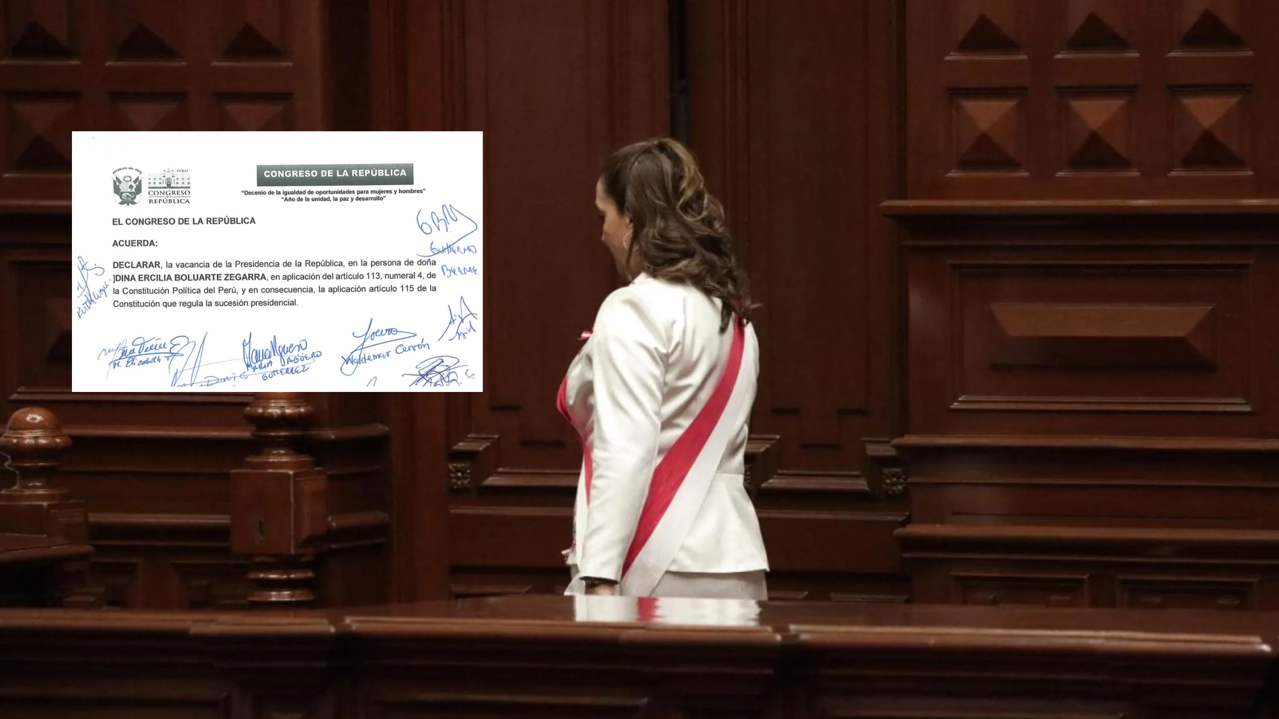 Partidos políticos presentan cuatro mociones de vacancia contra Dina Boluarte