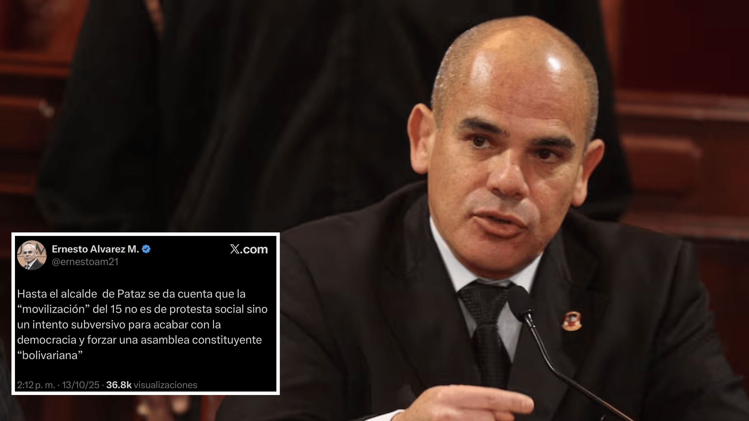 Ernesto Álvarez genera polémica por post previo a su nombramiento como presidente del Consejo de ministros