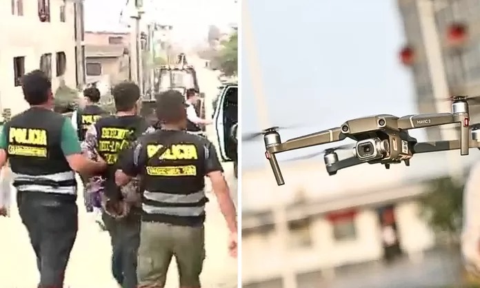 Extorsionador usaba dron para seguir a comerciantes