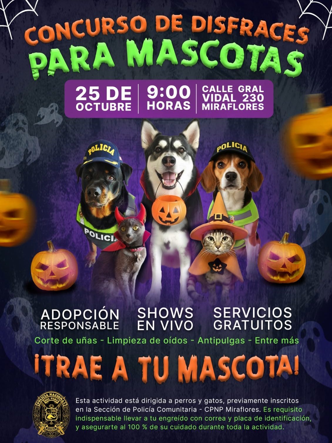 Organizan concurso de disfraces para mascotas