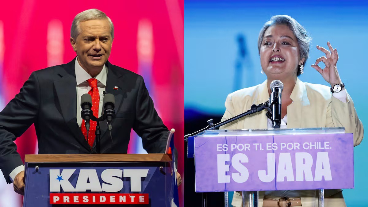 Comunista Jara y derechista Kast pasan a la segunda vuelta presidencial en Chile