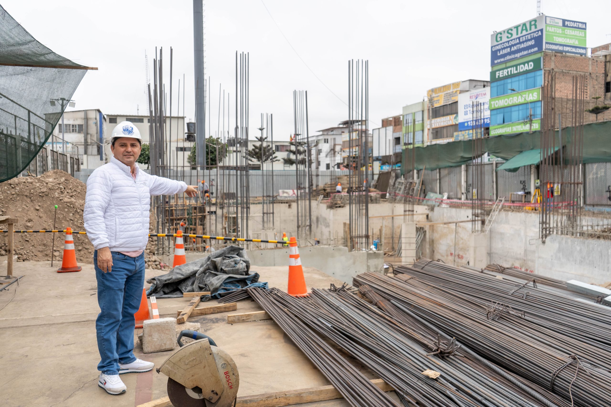 En Carmen de la Legua Reynoso: Nueva Central de  Seguridad Ciudadana avanza a paso firme