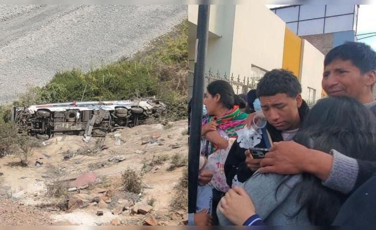 Fiscalía pide detención de chofer implicado en accidente de Arequipa