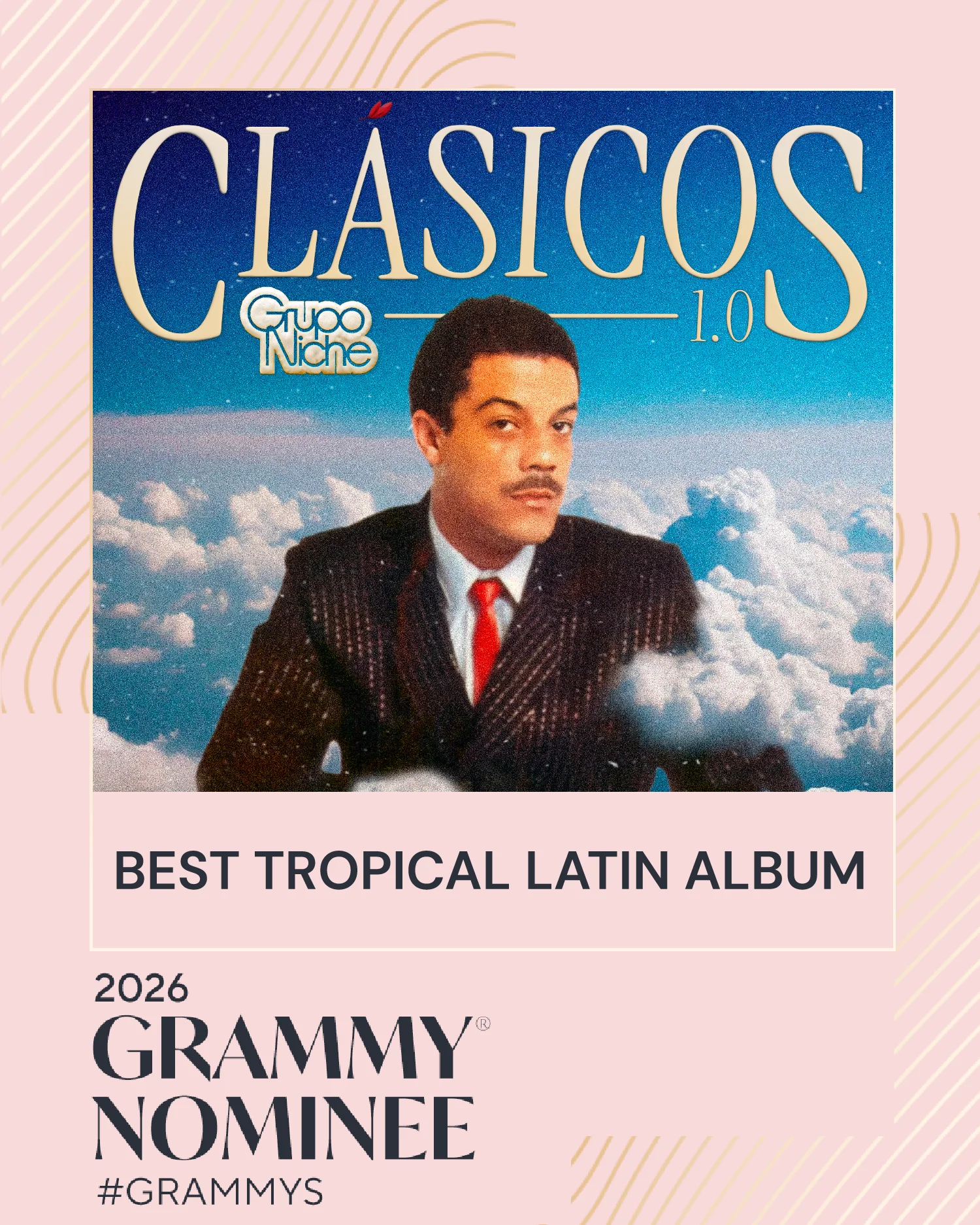 Grupo Niche Brilla con una nueva nominación al Grammy por su álbum Clásicos 1.0