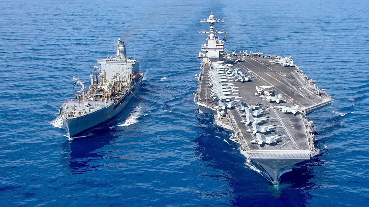 Portaaviones Gerald Ford ya se encuentra en aguas del Caribe