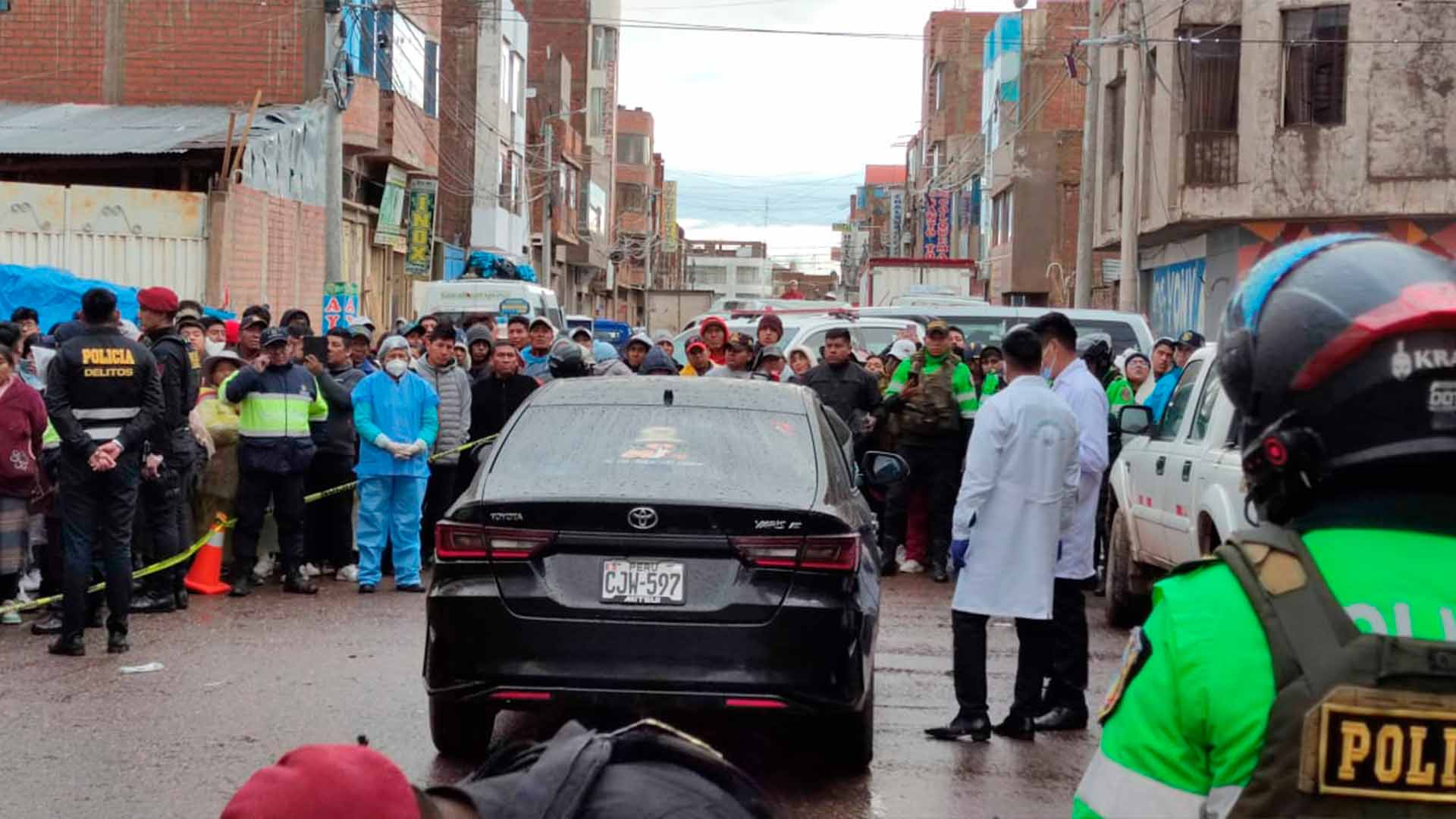 Sicarios en moto asesinan a colectivero de 23 años en Juliaca