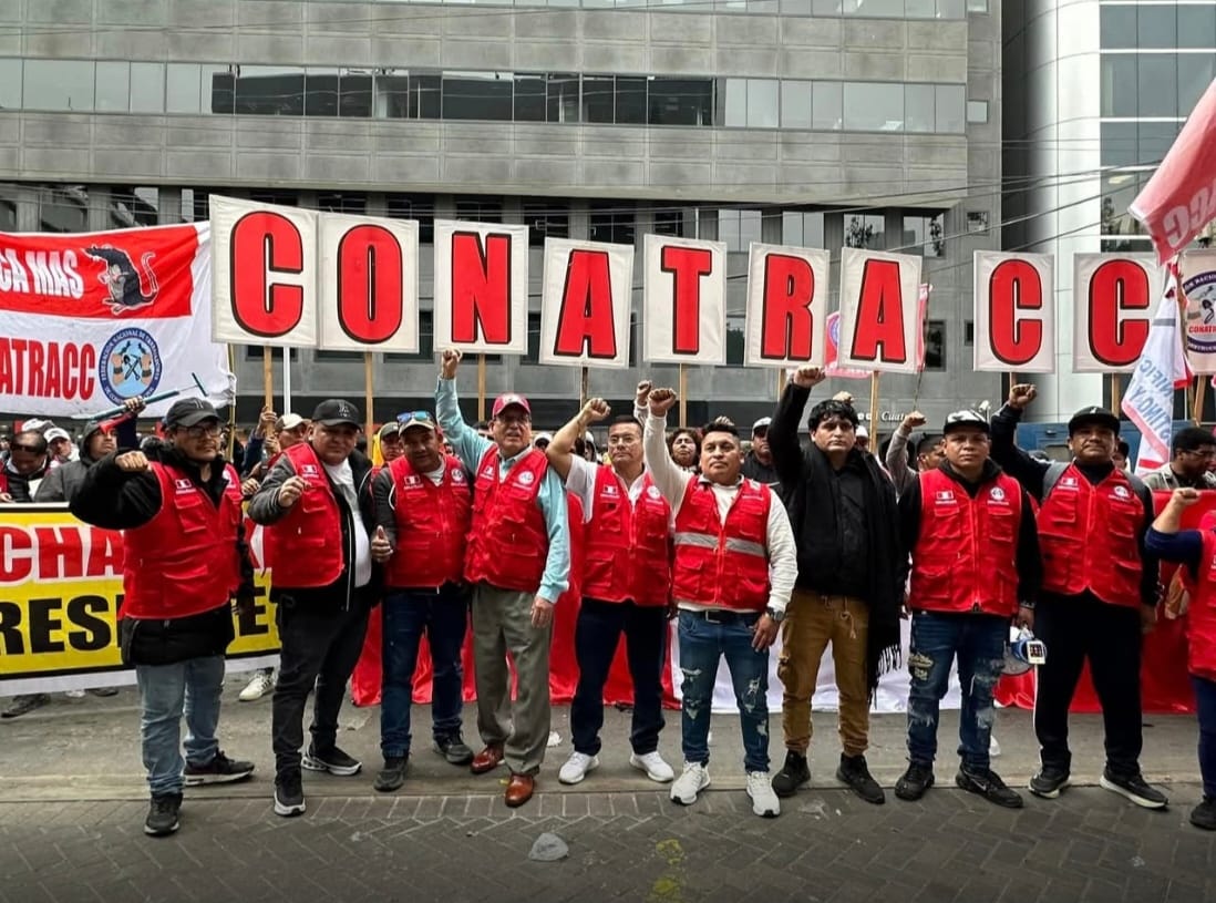 Construcción civil marcha por aumentos