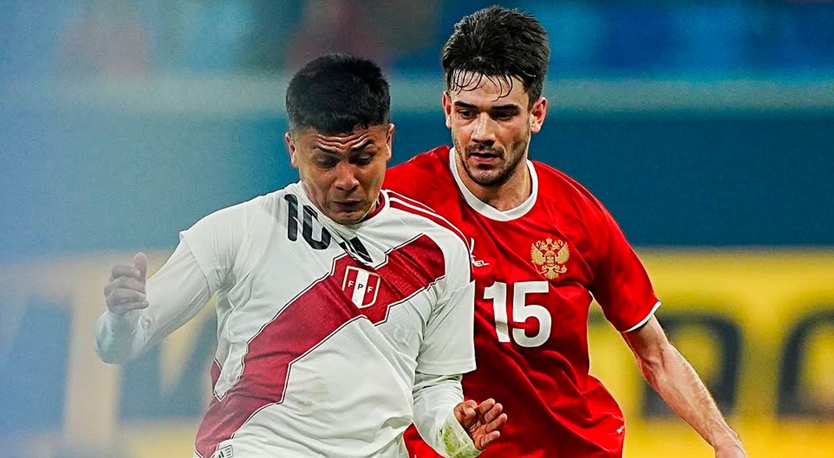 Perú igualó a uno en su visita a Rusia