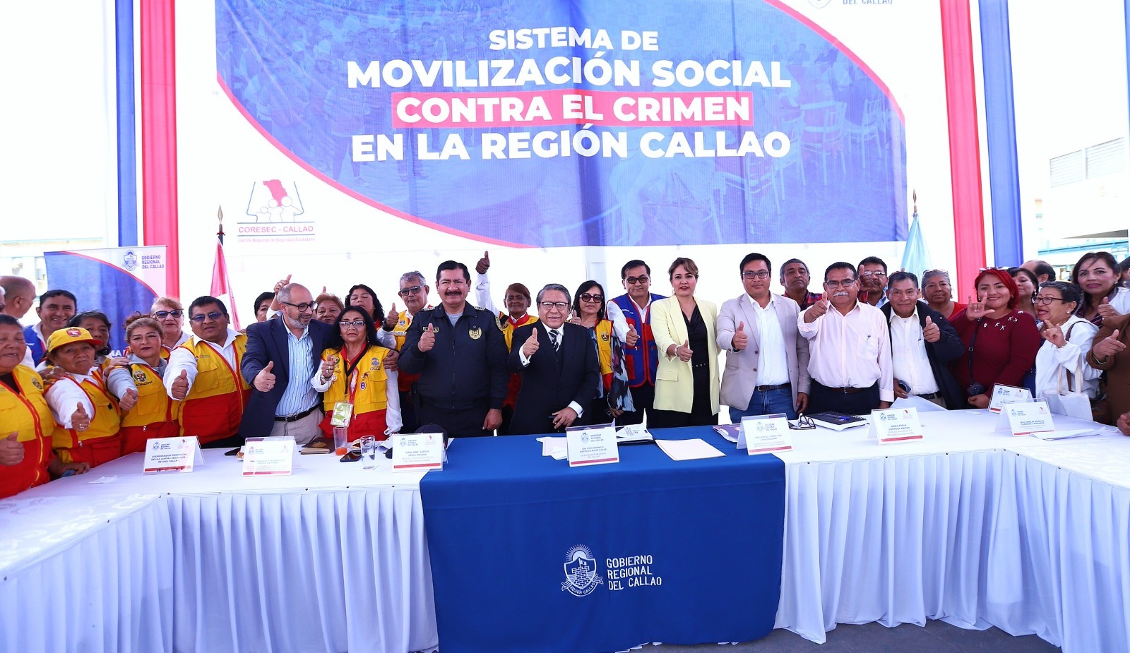 Gobierno Regional del Callao activa comité contra el crimen con amplia participación vecinal