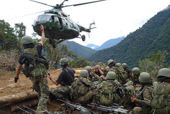 FFAA y PNP enfrentan a terroristas en el VRAEM tras ubicar campamentos en Ayacucho