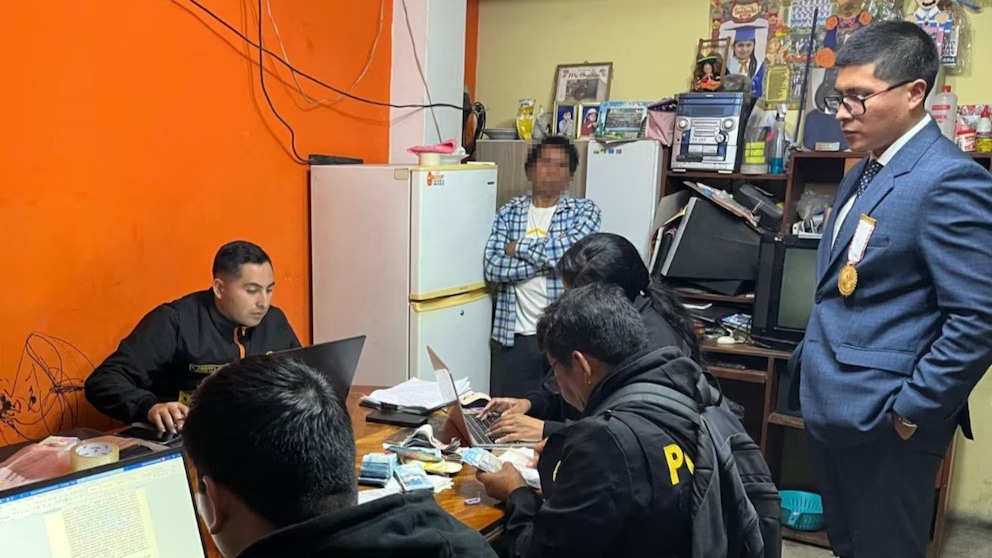 Allanamiento y detención en Municipalidad de Ate