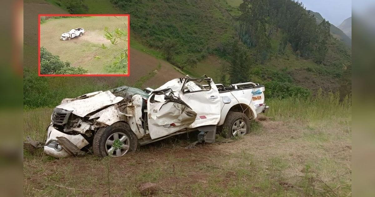 Huancavelica: Camioneta cae a un abismo de 200 metros