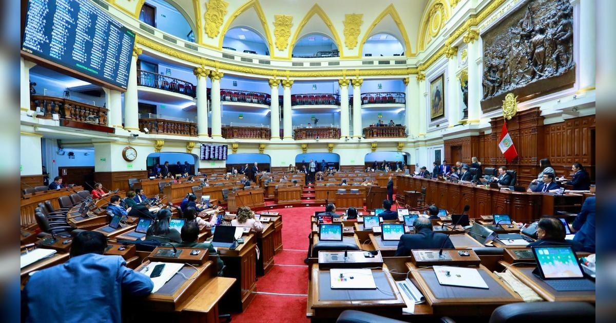 Pleno del Congreso votará por ampliación del plazo de Reinfo