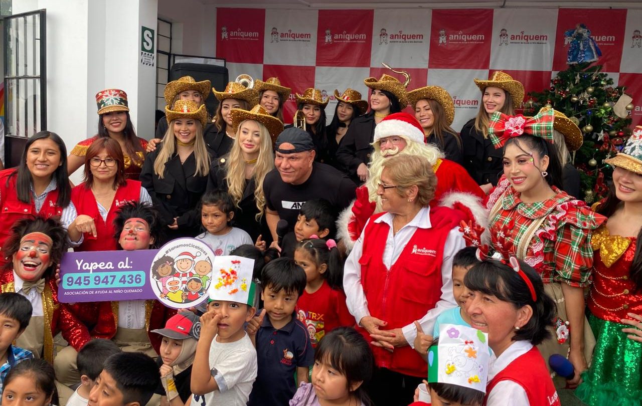 Mauricio Diez Canseco refuerza campaña solidaria a favor de niños quemados