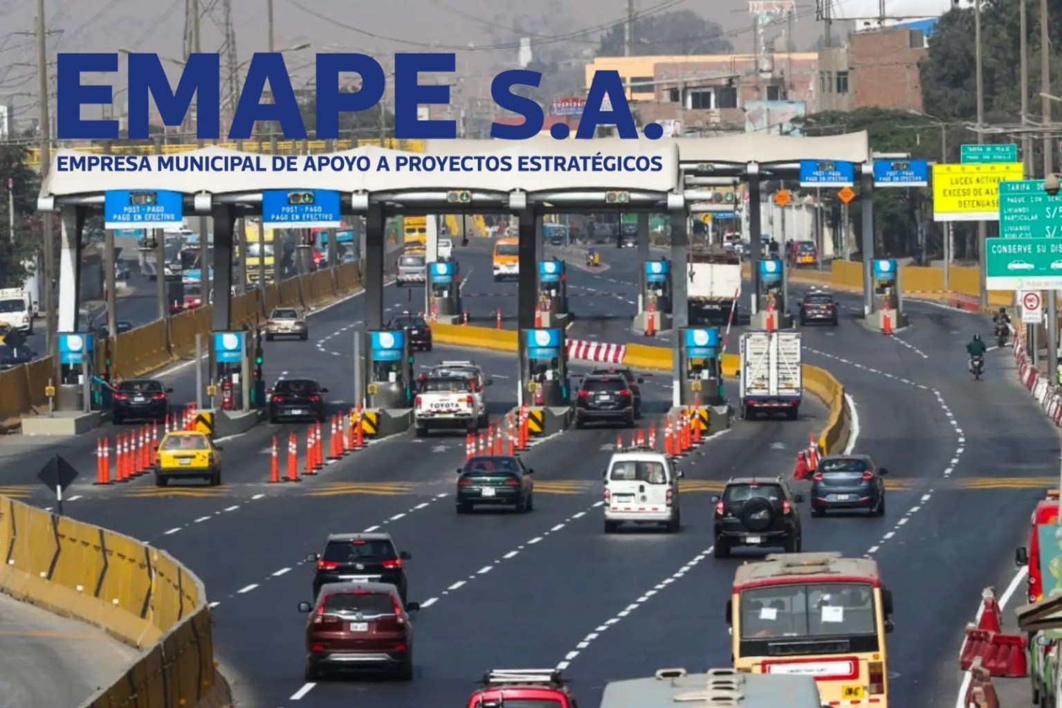 Emape asumirá control de Panamericana Sur y Norte