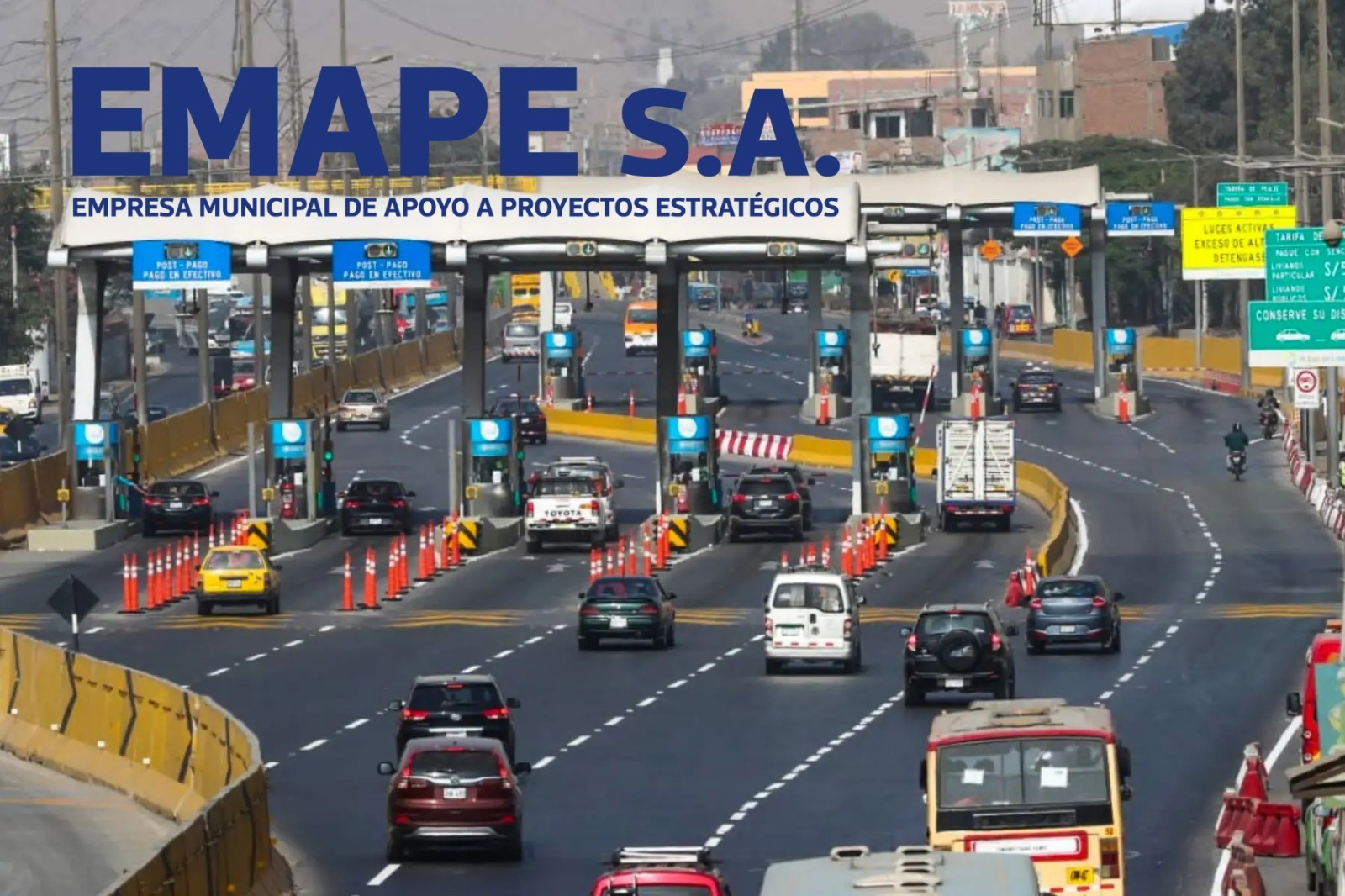Emape asumirá control de Panamericana Sur y Norte