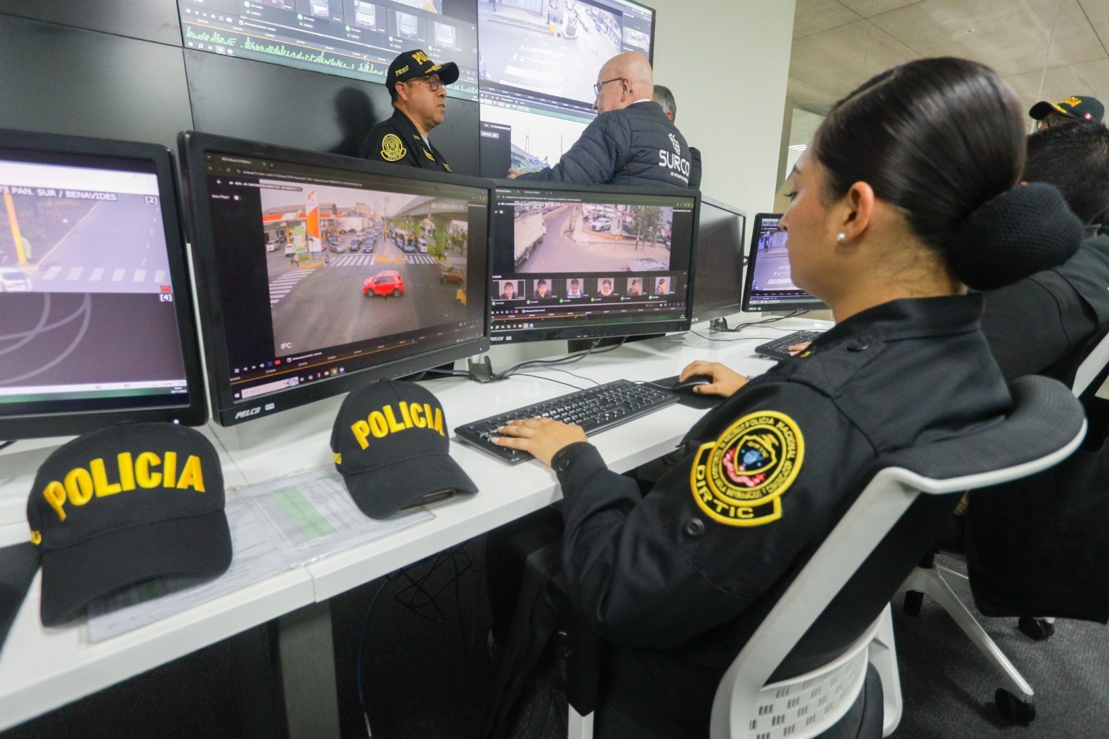Surco y PNP interconectan sus centros de monitoreo